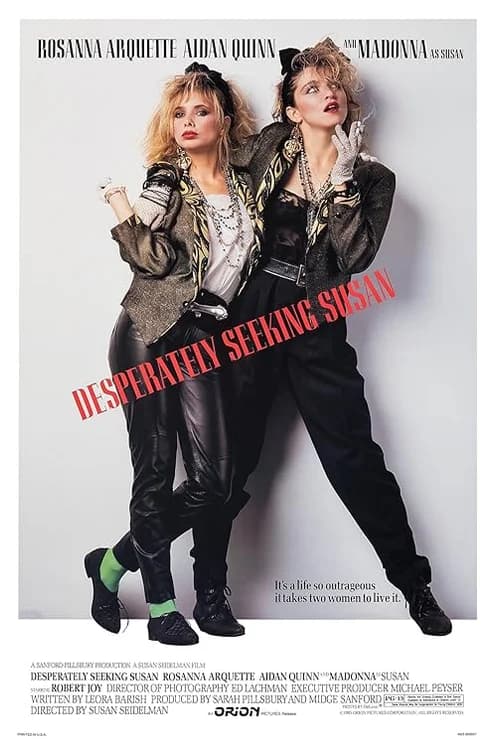 Desperately Seeking Susan film posteri